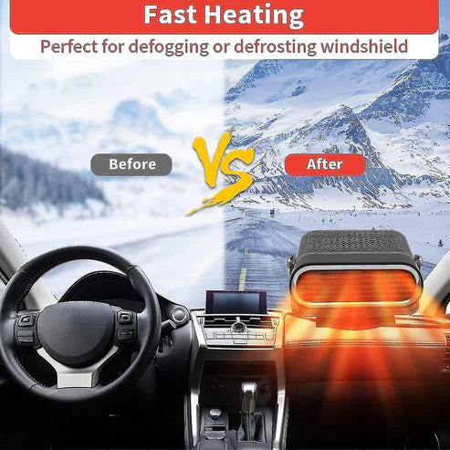 Ventilador Calefactor 🔥♨️ para automóvil 🚗 - Desempaña tus vidrios en instantes