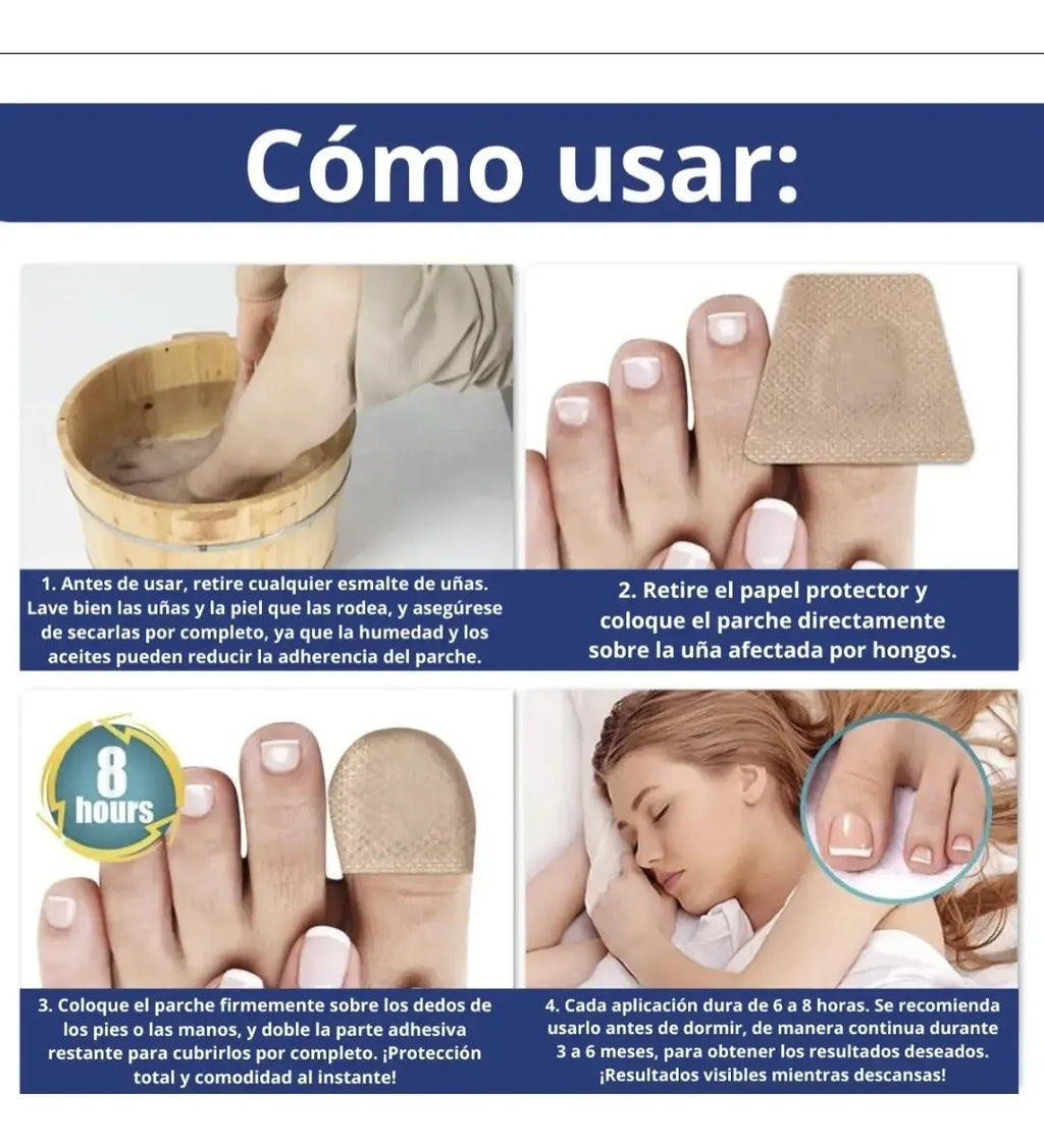 Parches AntiHongos 🩹 y Regeneradores De Uñas - FUNGAL NAIL PATCHES®💊