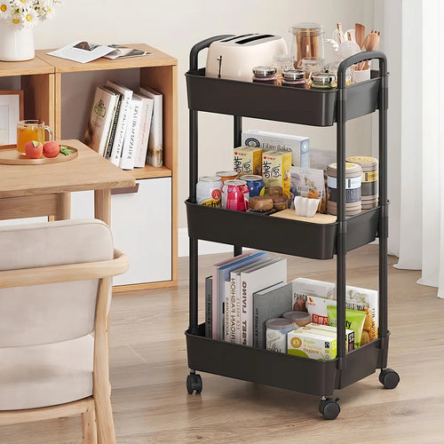 Carrito Organizador Multiusos con Ruedas | Orden y Espacio en Cada Rincón