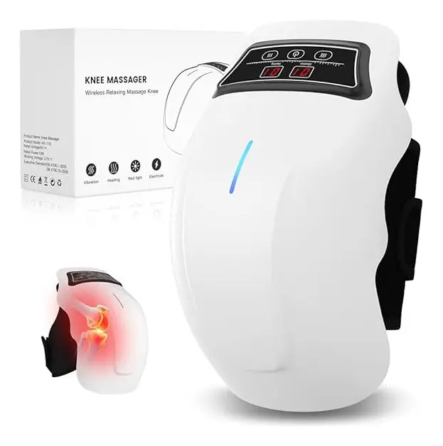 Rodillera Inteligente de Fisioterapia™  Recargable🔋 - Terapia de Calor y Masajes