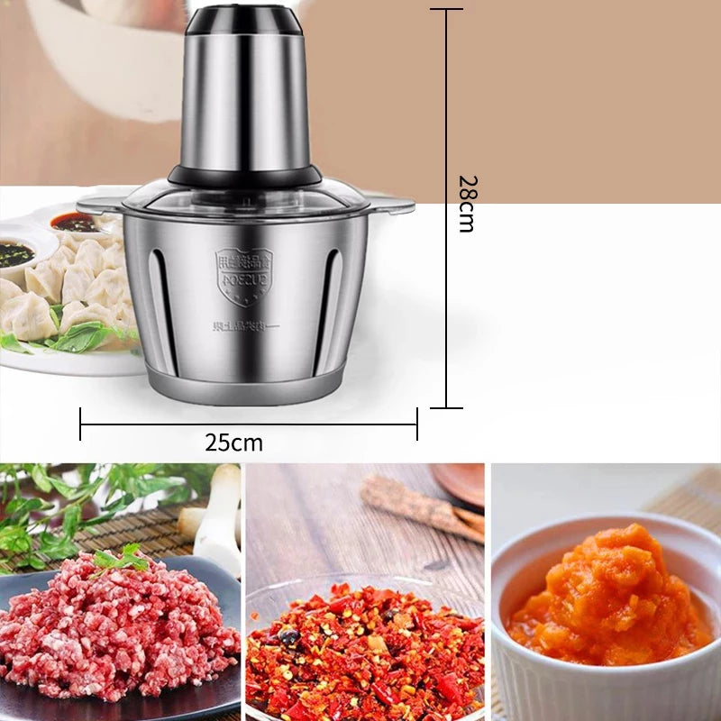 Picador Procesador de Alimentos Eléctrico🧅🫑 🥩🌶️