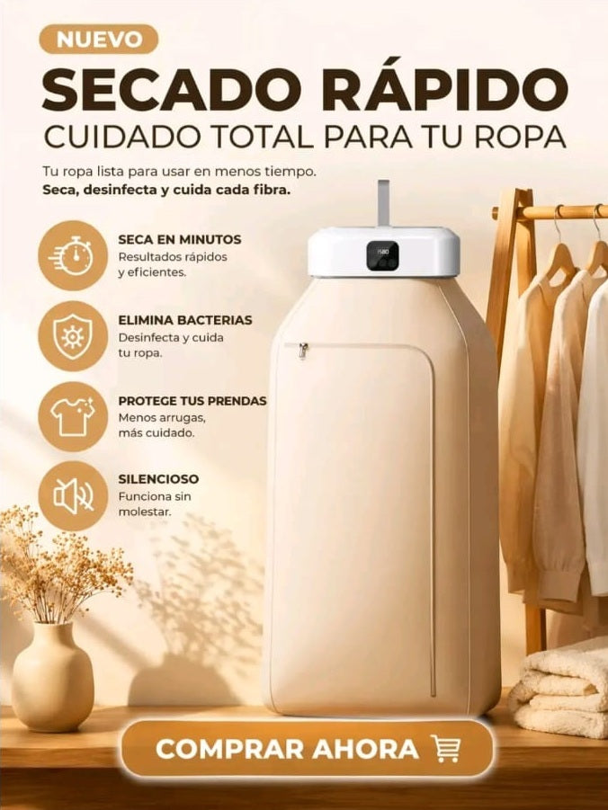 🔥Secadora de Ropa Portátil 🥼👔  - Ropa seca sin esperar al sol☀️