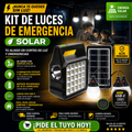 Kit de Luces Solares ☀️ de Emergencia - Cuídate de los apagones. 🕯️