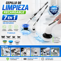 Cepillo de Limpieza Eléctrico Recargable 🔋 7 en 1 | Limpieza Profunda sin Esfuerzo.🫧