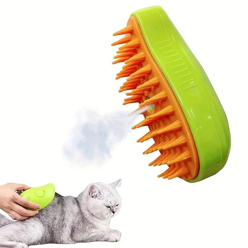 Cepillo de Mascotas A Vapor  ♨️ - Para PERROS 🐶 y GATOS🐱