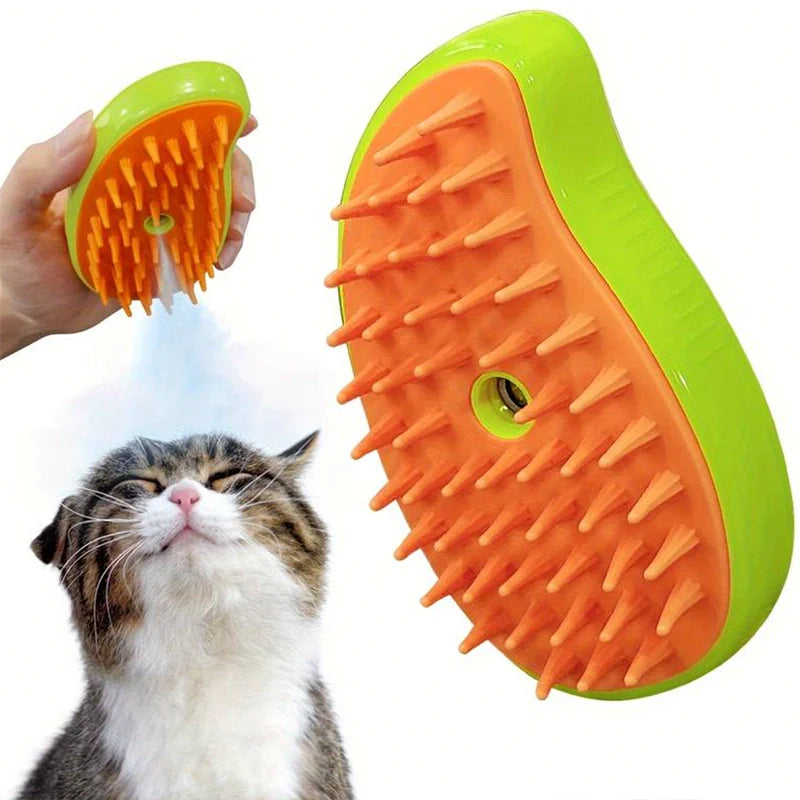 Cepillo de Mascotas A Vapor  ♨️ - Para PERROS 🐶 y GATOS🐱