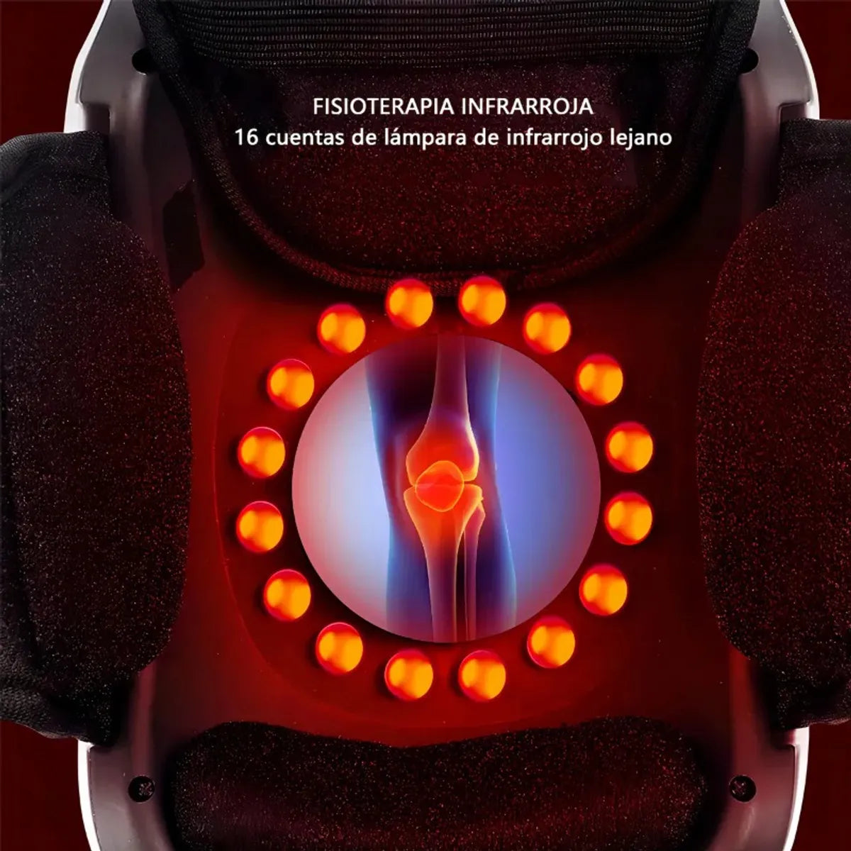 Rodillera Inteligente de Fisioterapia™  Recargable🔋 - Terapia de Calor y Masajes