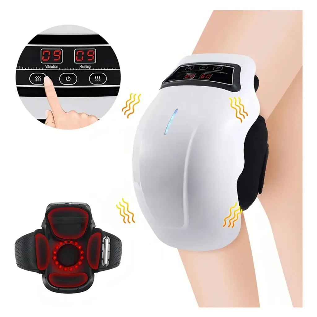 Rodillera Inteligente de Fisioterapia™  Recargable🔋 - Terapia de Calor y Masajes